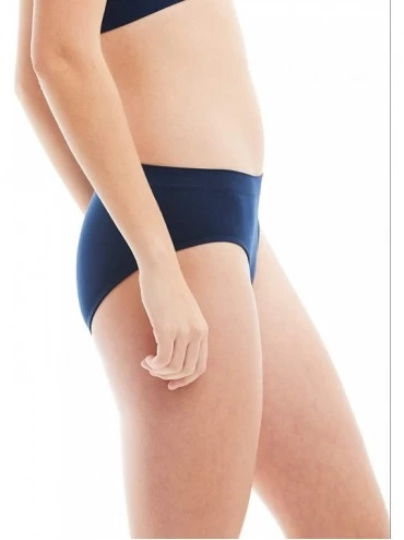 Panties 6 Pack Women's Hipster Brief Nylon Spandex Underwear - Winter - CC18NI433SE $29.11