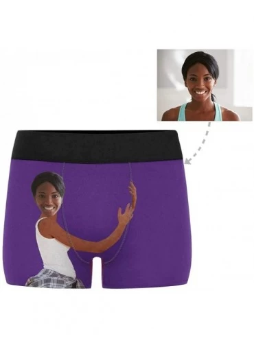 Boxers Personalized Face Underwear Hug My Love White Face Boxers Custom - Multi 7 - CT18YEZQLX7 $24.85