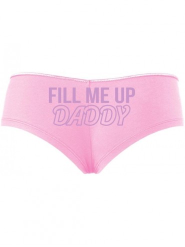 Panties Fill Me Up Daddy Cum Inside Creampie Baby Pink Slutty Panties - Lavender - C51959H5S62 $32.61