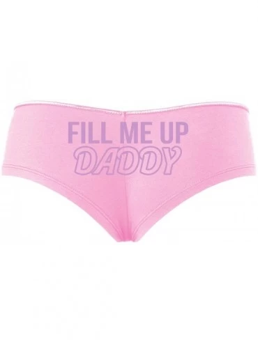 Panties Fill Me Up Daddy Cum Inside Creampie Baby Pink Slutty Panties - Lavender - C51959H5S62 $28.73