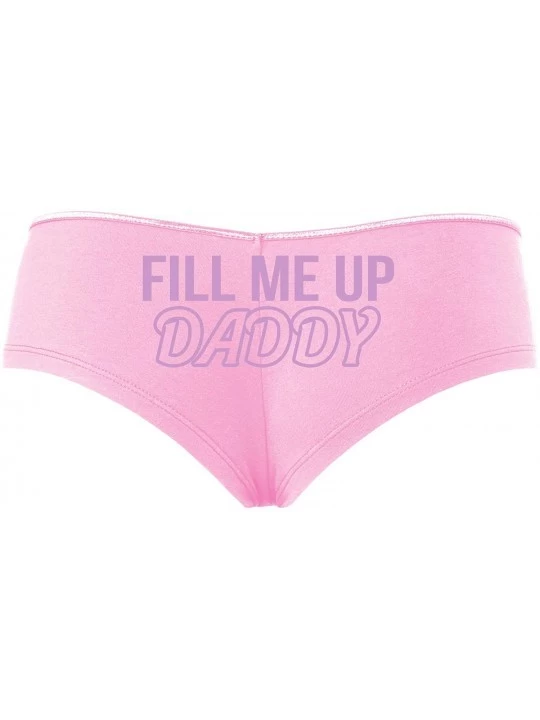 Panties Fill Me Up Daddy Cum Inside Creampie Baby Pink Slutty Panties - Lavender - C51959H5S62 $13.59