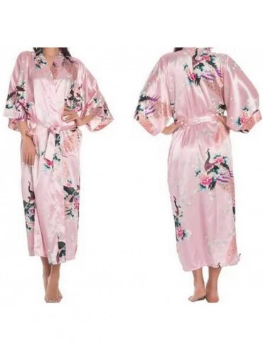 Robes Silk Kimono Robe Bathrobe Women Satin Robe Silk Robes Night Sexy Robes Night Grow for Bridesmaids As the Photo Show9 - ...