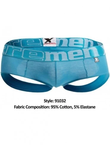 G-Strings & Thongs Mens Fashion Underwear Jockstraps - Turquoise_style_91032 - CP18MHCKEL8 $20.74