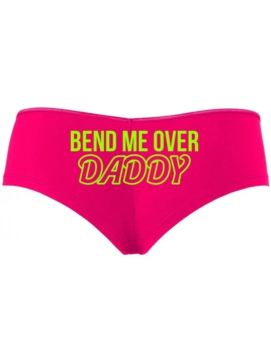 Panties Bend Me Over Daddy Fuck Me Doggy Style Hot Pink Slutty Panties - Lime - C0195A488H5 $14.63