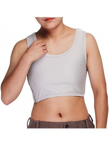 Bras Sexy Womens Body Shaper Slimming Waist Slim Belt Yoga Vest Underbust - Gray - C0190ZMD225 $32.32