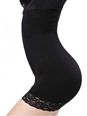 Shapewear Body Shaper for WomenWomen High Waist Underpants Body-Shaping Girdle Comfort Flat Angles Shaping Pant - Black - CQ1...