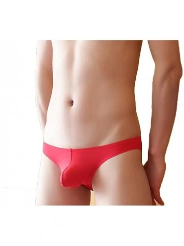 Bustiers & Corsets Men's Swim Boxer Trunks Swimwear Briefs - Red - CN18GSW652N $31.86