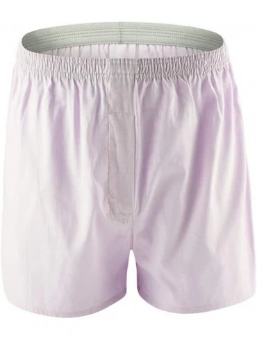 G-Strings & Thongs Home Pants Mens Summer Cooling Solid Underpants Loose Fit Shorts Comfortable Pajama Pant - Pink - CG18X77T...
