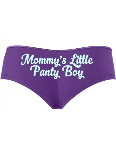 Panties Mommys Little Panty Boy for DMLB or Sissy Boys Boyshort - Baby Blue - C418SRGI95O $27.02