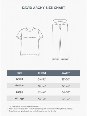 Sleep Sets Mens Lightweight Button Down Pajama Set-Woven Sleepwear Loungewear Nightwear - Grey（lapel Collar） - CV195ZUECTQ $2...