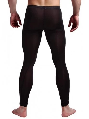 Briefs Super Thin Breathable Ice Silk Seamless Sexy Men Underwear - Black - CE18AWLSC0U $27.15