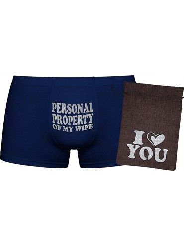 Boxers Cool Boxer Briefs | Personal Property of My Wife | Innovative Gift. Birthday Present. Novelty Item. - Bag_love - CW18L...