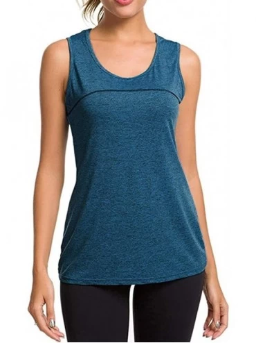 Camisoles & Tanks Workout Clothes for Women Cute Open Back Yoga Tops Muscle Tank Running Tank Tops Lightweight Soft Athletic ...
