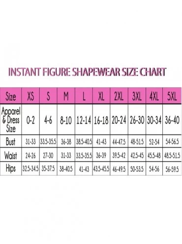 Shapewear Women's Slimming Underbust Shaper - Under Dress Shapewear Nylon/Spandex Tummy Control Compression - Black- Plus Siz...