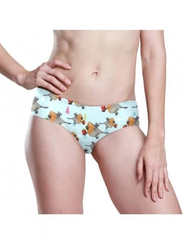 Panties Women's Hipster Panties Seamless Briefs No Show Invisible Underwear Elastic Bikini - Color28 - CI190RISA44 $12.55