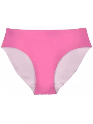 Panties Women's Breathable Hipster Underwear Brief Cool Strech Comfortable Bikini Panty - Pink - CG18SQ982XD $23.42
