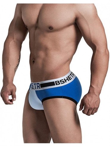 Briefs Men's Underwear Briefs 5-Pack Cotton Low Rise Multi Color Soft Underpant - Multi(5-pack) - CR18HCX7NOA $53.10
