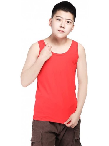 Bustiers & Corsets Cotton Chest Binder Tank Top for Tomboy Trans Lesbian - Red - C8192OMH7GM $38.95