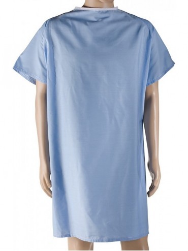 Nightgowns & Sleepshirts DMI Hospital Gown- Easy Access Patient Gown- Blue Hospital Gown- Blue - C0111IN1G9J $41.52