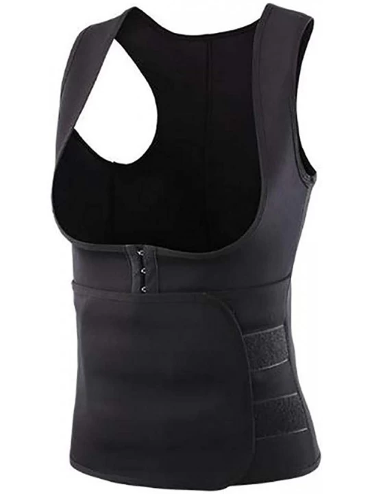 Bustiers & Corsets Women Shapewear Vest Abdomen Corset Waist Trimmer Belt Back Shoulder Corrector Bustiers - Black - CO18ZUNO...