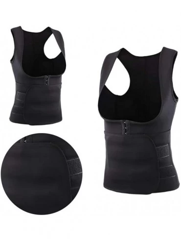 Bustiers & Corsets Women Shapewear Vest Abdomen Corset Waist Trimmer Belt Back Shoulder Corrector Bustiers - Black - CO18ZUNO...