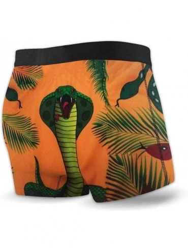 Boxer Briefs Funny Boxer Briefs Rasta Lion Underwear for Boys Short Leg Spandex Stretch - Pattern3 - CD18ZUAGUST $12.09