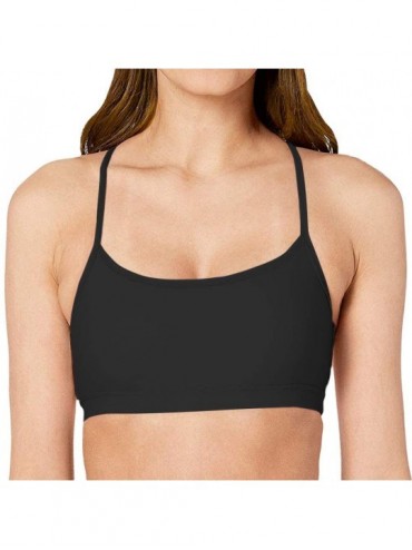 Camisoles & Tanks Sports Bra for Women Padded Crop Tank Top Compression Fits 3/2/1 Pack - Y Black-05 - C019942IO75 $36.70