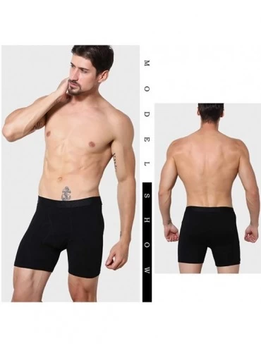Boxer Briefs Men's Boxer Briefs Underwear Cotton Colorful Mens Underwear Boxer Briefs for Men Pack S M L XL XXL - E 2 Light G...