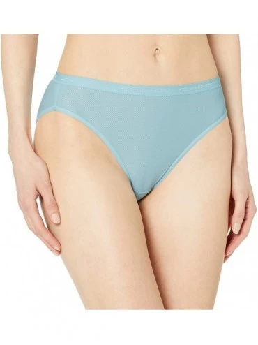 Panties Women's Give-N-Go Bikini Briefs - Air Blue - CV18H3WSC9S $13.01