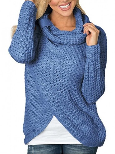 Accessories Women Crochet Tank Camisole Lace Vest Bra Crop Top - Blue-sweater - CQ18I89SRGD $34.09