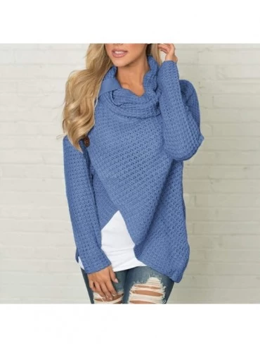 Accessories Women Crochet Tank Camisole Lace Vest Bra Crop Top - Blue-sweater - CQ18I89SRGD $19.25