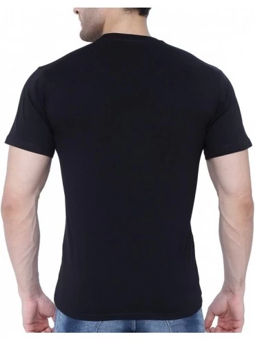 Undershirts Men's Cotton Stretch 2-Pack Slim Fit Short-Sleeve Crewneck T-Shirt - Dress Blue /Wine Tasting - CO18ACA8WA9 $25.82