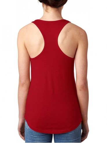 Camisoles & Tanks Savage Womens Racerback Tank Top - Red - CZ1885A03Z8 $26.37