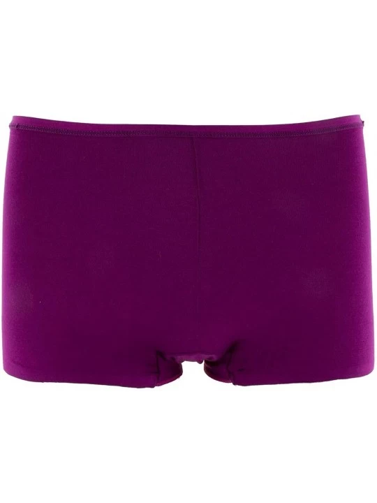 Panties Womens Wear Solid Boy Short Underwear - Melody - CI18YZCN35A $22.79
