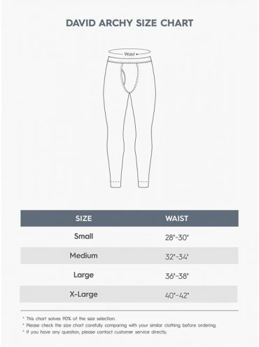 Thermal Underwear Men's Thermal Underwear Ultra Soft Brushed Thermal Pants Bottoms Long Johns and Top Quick Dry Base Layer Se...