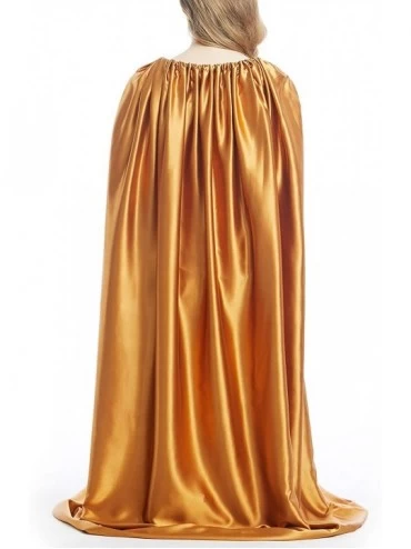 Robes Yoni Steam Gown (gold)- Bath Robe- full body covering- soft and sleek fabric- eco-friendly - C01949TDCQM $19.92