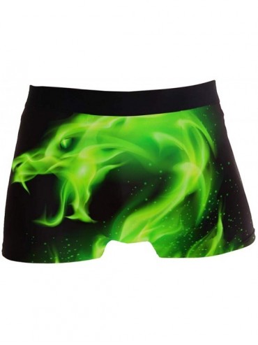 Boxer Briefs Men's Boxer Briefs Underpants- Black Panther Shark Dragon Underwear for Men Adult - Pattern 3 - CH18OSQDIKH $30.68