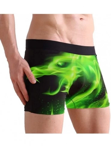 Boxer Briefs Men's Boxer Briefs Underpants- Black Panther Shark Dragon Underwear for Men Adult - Pattern 3 - CH18OSQDIKH $14.61