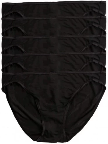 Panties So Smooth Modal Low Rise Bikini Panties | 5 Pack - Black - CW18ENEYQ5D $67.05