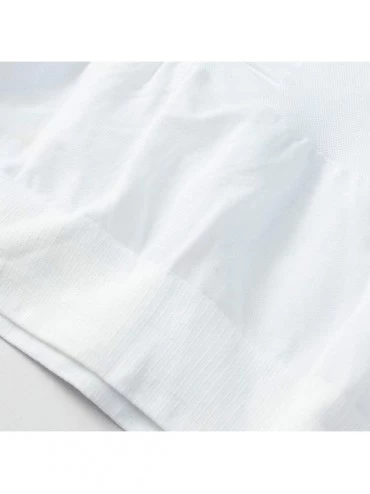 Undershirts Mens Slimming Body Shaper Vest Shirt Abs Abdomen Slim - White2 - C318R4Q3XO0 $10.83