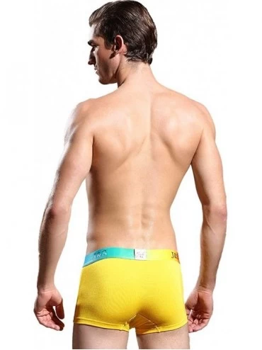 Boxer Briefs Bamboo Comfort Soft Underwear Men- Mens Boxer Briefs - Csrandom-5pack - CI18QRHO6Y3 $27.23