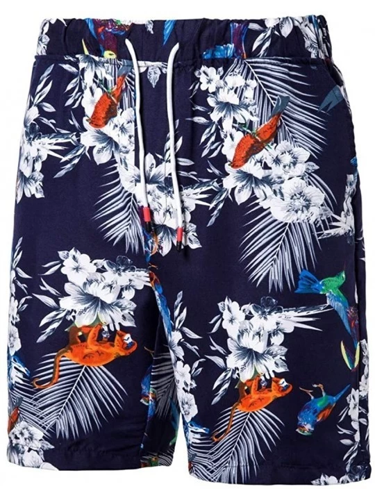Mens Casual Printed Beach Pants Sweatpants- Casual Work Sport Shorts ...