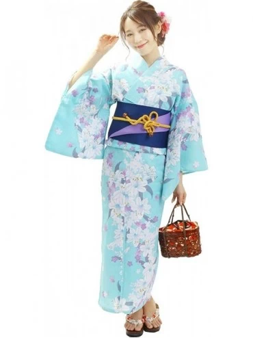 Robes Kimono Yukata Women's Single Item 19 Patterns to Choose F Size - X08-19 - CL19DHURKG7 $43.79