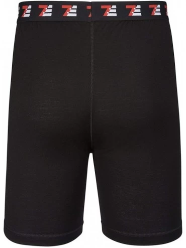 Boxer Briefs 100% Men's Merino Wool Boxer Briefs Lightweight Breathable Underwear 190 GSM - Black - CS1825N08TM $20.85