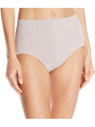 Panties Women's Comfort Revolution Brief Panty (6-Pack) - Warm Steel Swirl - C51859L8T8W $36.47