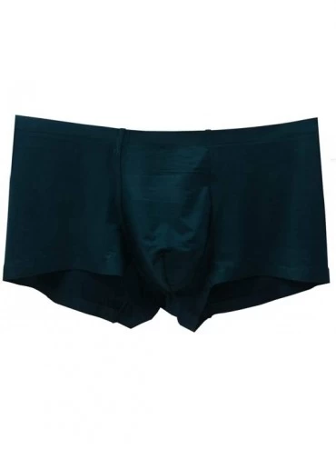 Boxer Briefs 5-Pack Men Seamless Pouch Boxers Comfy Mens Underwear Soft Trunks Pants - 3b1w1dg - CE18R56ZLZU $24.11