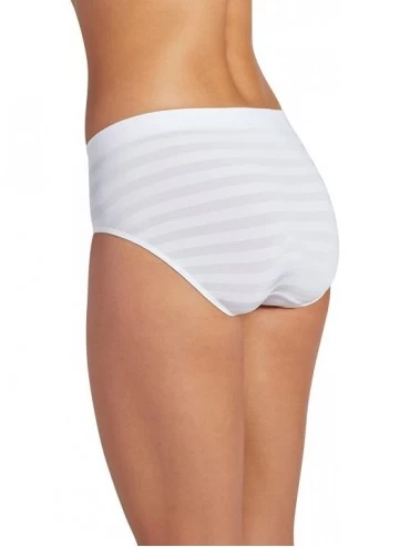 Panties Women's Underwear Matte & Shine Seamfree Hipster - White - CS12N3E4119 $10.31