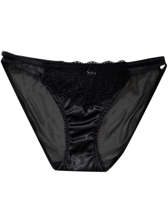 Bustiers & Corsets Women Personality Multi-Color Lace Underwear Ladies Hollow Out Underwear - Black - C1199LGYUND $16.91