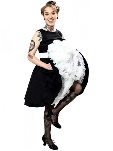 Slips Luxury Vintage Knee-Length Crinoline Jennifer Petticoat Skirt Pettiskirt- Adult Tutu for Rockabilly 50s - Hot Pink - CE...