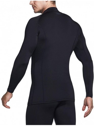 Thermal Underwear Men's Thermal Long Sleeve Compression Shirts- Mock/Turtleneck Winter Sports Running Base Layer Top - Heatlo...